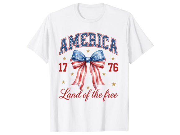 America Land Free 4th of July T-Shirt: Your Go-To Patriotic Design