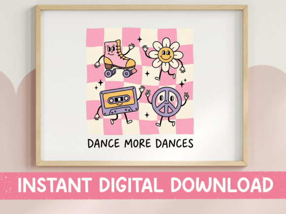 Bringing Retro Energy to Modern Projects with Dance More Dances SVG Design