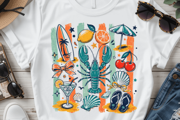 Coastal Summer Shirt PNG: Your Ultimate Beach Design Asset