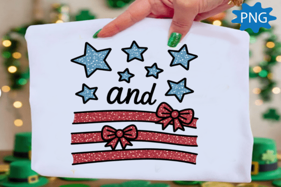Coquette 4th of July Memorial Day PNG: A Festive Design Asset