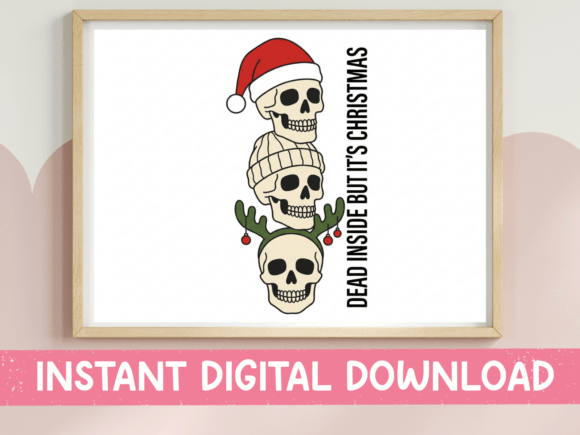 Dead Inside but Its Christmas SVG PNG: Your New Favorite Design Asset