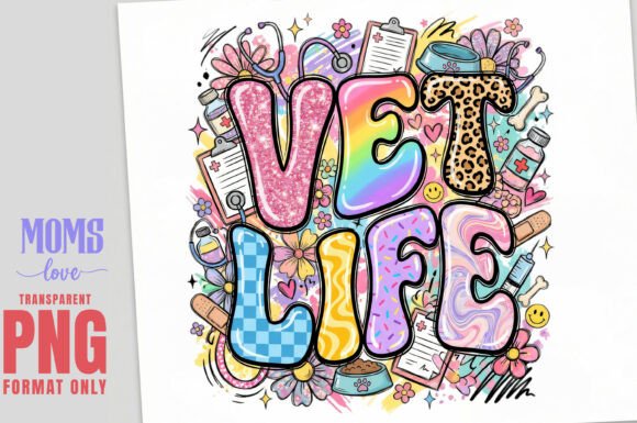 Designing with the Vet Life Sublimation PNG