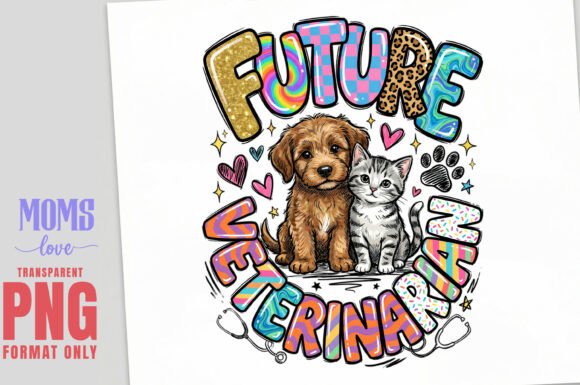 Future Veterinarian Sublimation PNG: A Design Asset for Animal Lovers
