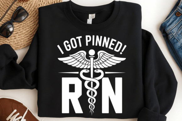 I Got Pinned RN PNG: A Bold Visual for Nursing Milestones