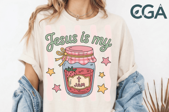 Jesus is My Jam Christian Png: A Sweet Faith Statement