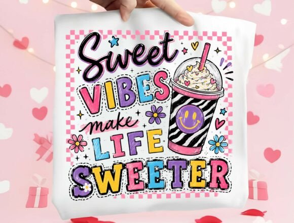Sweet Vibes Make Life Sweeter PNG: A Designer's Guide to This Playful Asset