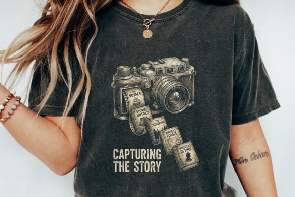 Vintage Camera Storytelling Art: Weaving Narrative into Design