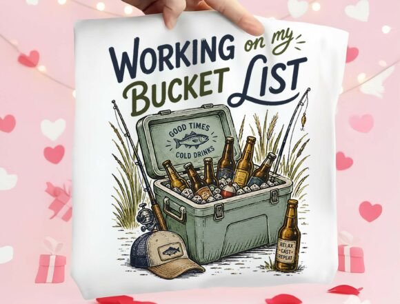 Working on My Bucket List PNG: A Design Asset for Authenticity